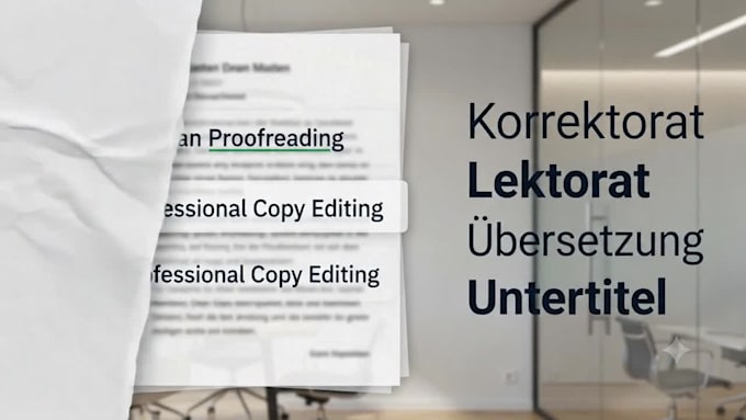 proofread german grammar and spelling