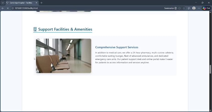 create a responsive doctor portfolio with online appointment