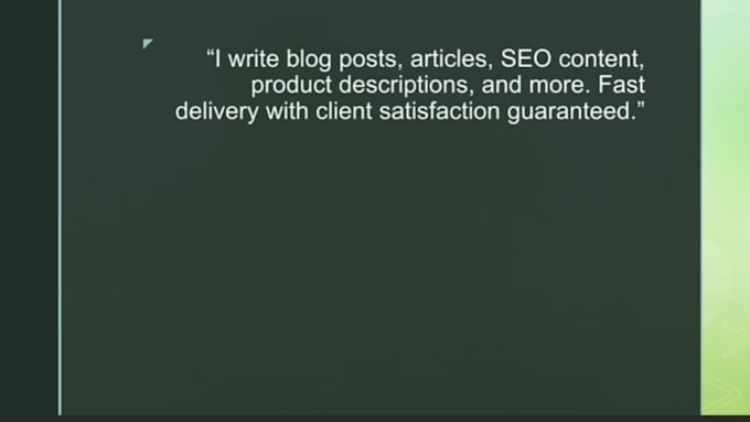 write simple and clear website content