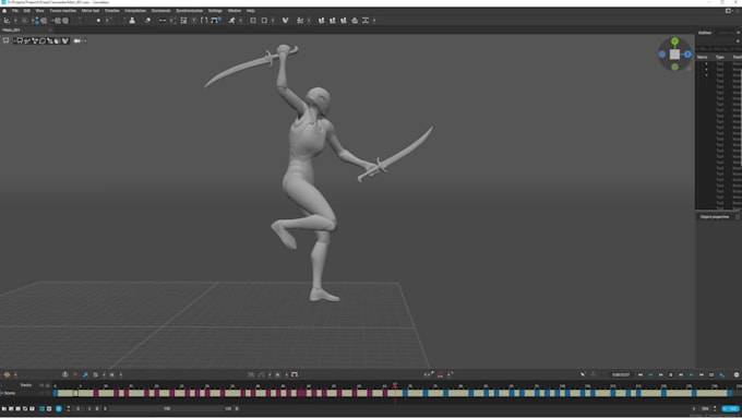 create character for games or animation
