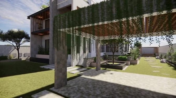 do house planning, exterior design and realistic rendering