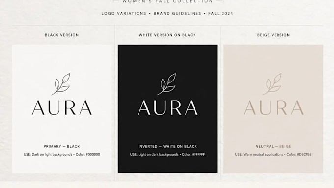 design minimalist luxury logo
