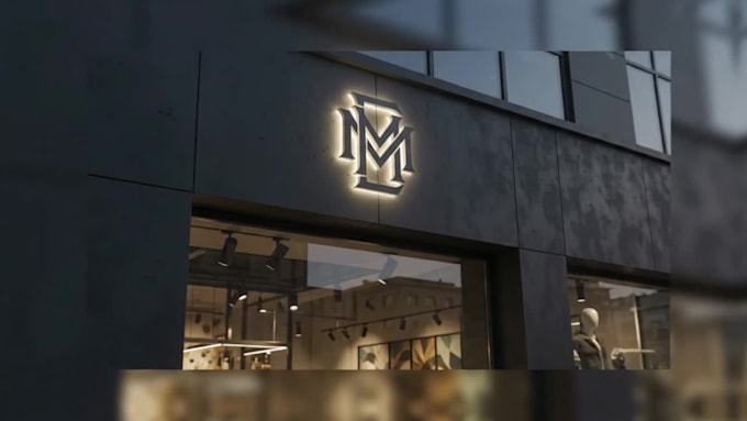 design a monogram restaurant and minimalist business logo