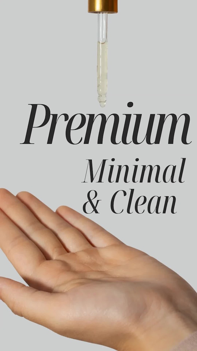 design luxury skincare label and box packaging