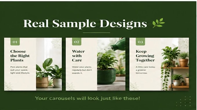 design aesthetic instagram carousel posts in canva
