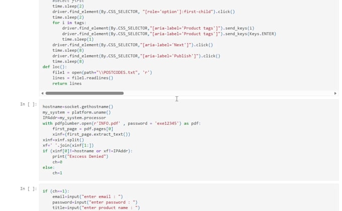 do web scraping, data extraction and automation using python