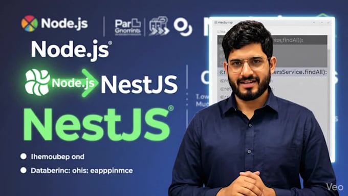 build nodejs nestjs backend apis as a developer