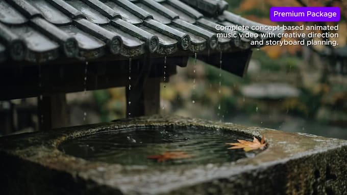 create full cinematic music video or animated lyric video