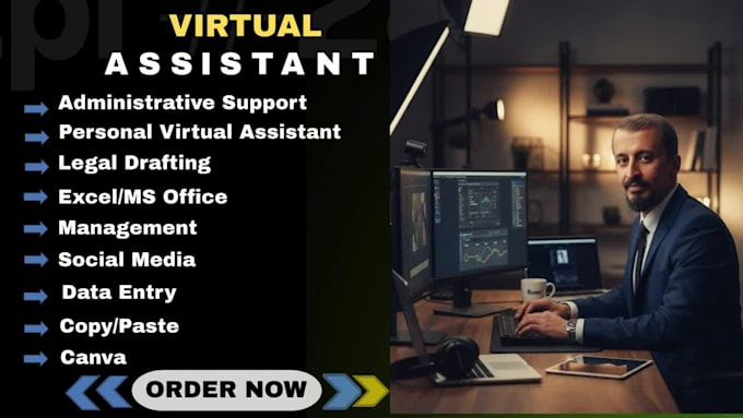 be virtual assistant for data entry and legal support