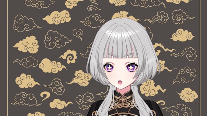 rig live2d vtuber model anime style vtuber commission