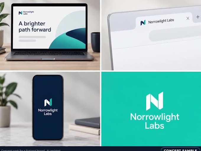 design a minimalist logo and brand identity kit for your startup launch