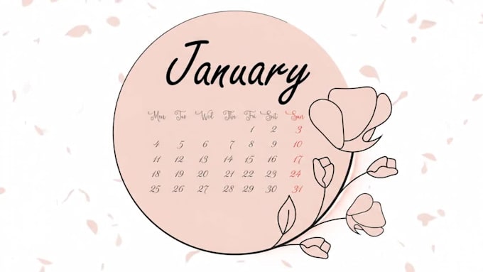 design professional custom calendar for print digital use