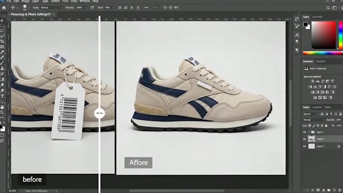 do precise manual clipping path using pen tool for product photos
