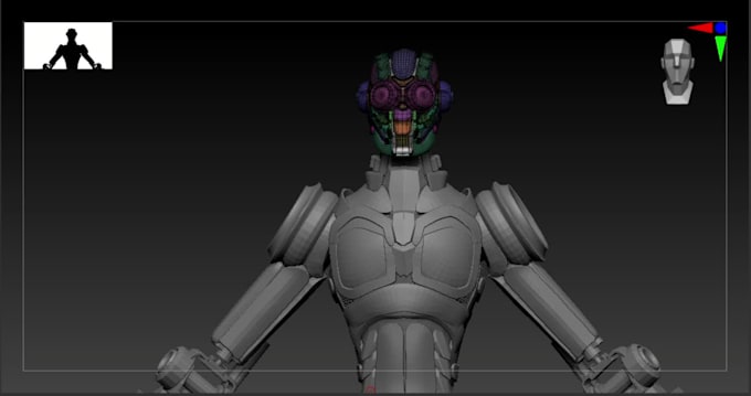 create a 3d modelled character