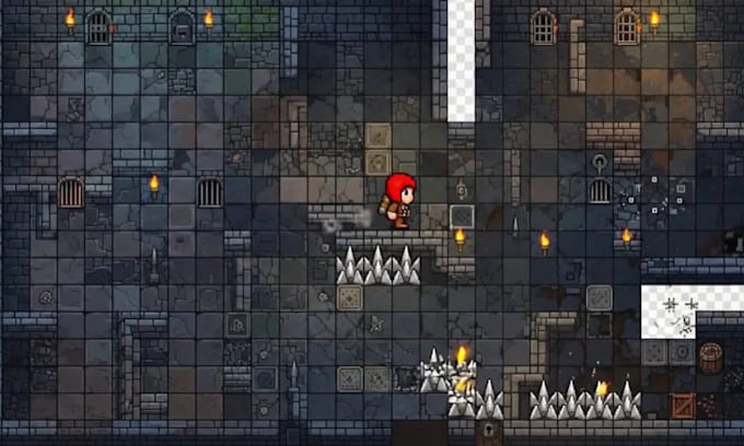 Do 2d top down pixel art tileset map rpg game art character asset tile ...