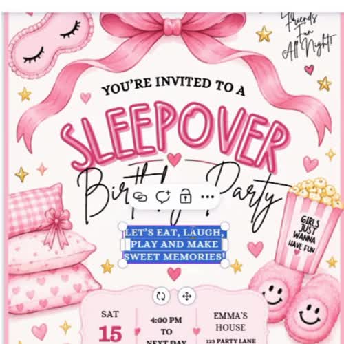 design custom birthday and party invitations