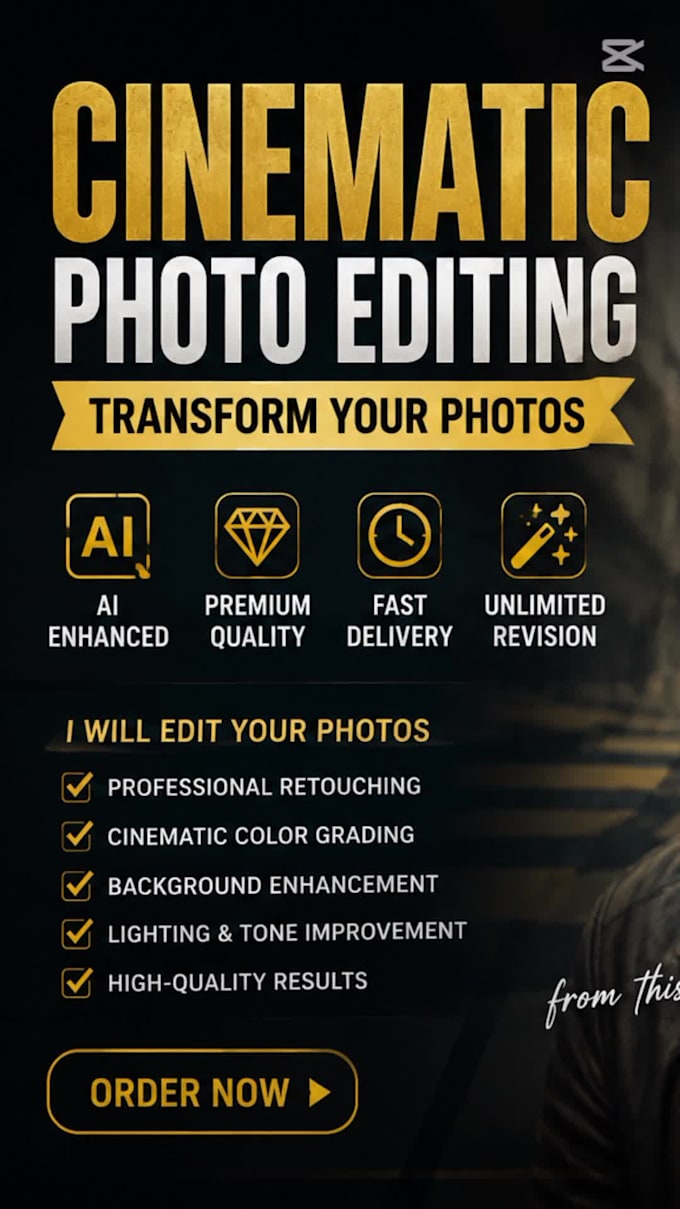 create cinematic ai photo edits