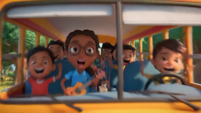 create 2d or 3d animated nursery rhymes videos for kids