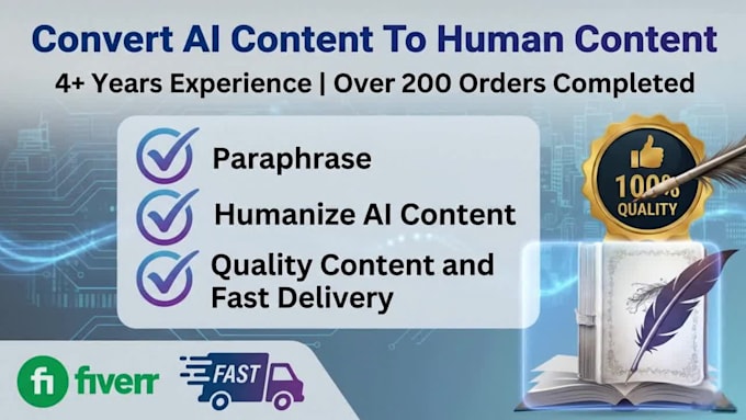 humanize ai content, rewrite and edit ai generated text