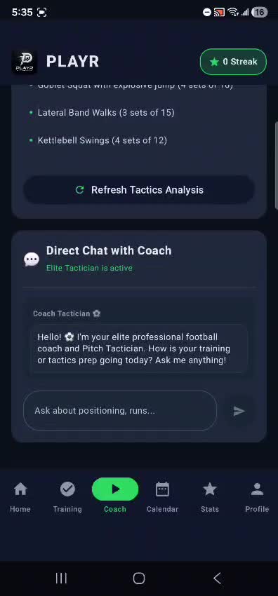 build a custom ai powered sports training tracker app