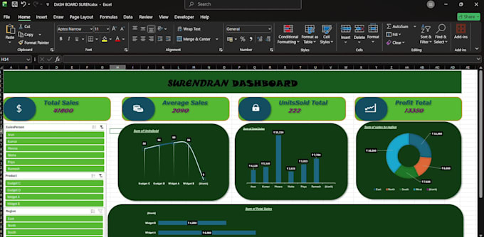create excel reports and pivot tables