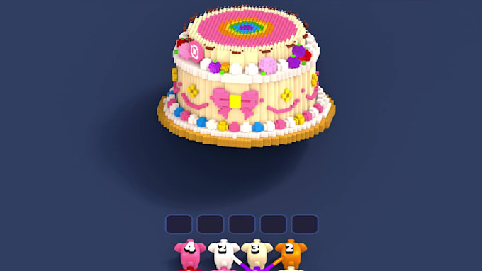 create professional 3d voxel for mobile games