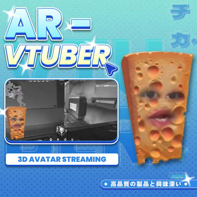 create a custom 3d vtuber avatar with ar face tracking for streaming and vrchat