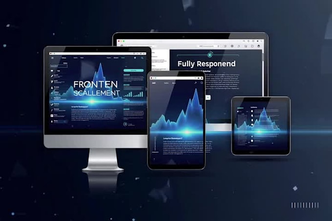 we will build a modern responsive website or web application