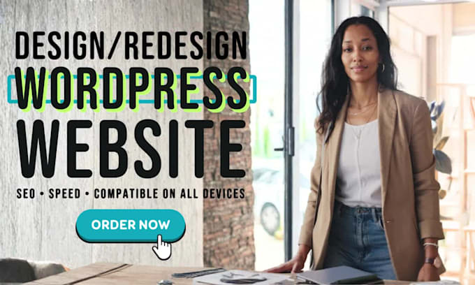 develop a responsive wordpress website design