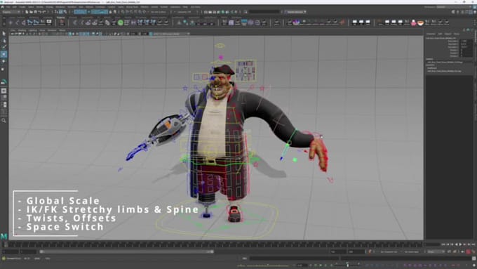 rig3d character,autorig pro,humanoid rig,shapekeys,unity,ik fk,unity,ue,maya rig