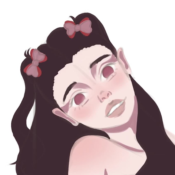 draw a stylized character illustration or portrait
