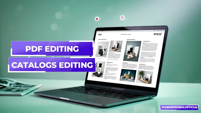 design professional product catalogs, brochures and pdfs