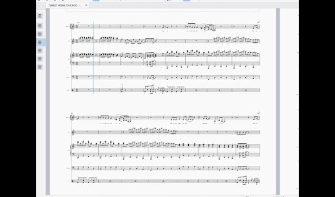 create professional sheet music and transcribe audio or midi