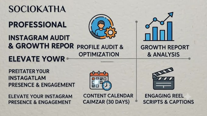 do a professional instagram audit and growth report