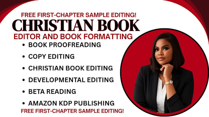 christian ebook editing manuscript proofreading kdp formatting memoir self help