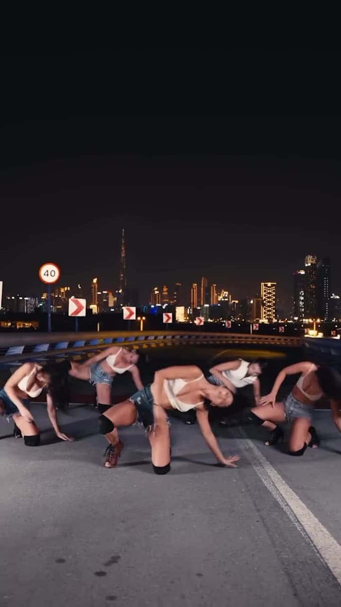 do tiktok dance, twerk dance, group dance amazing viral choreography