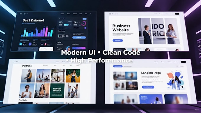 develop a modern react vite website with tailwind CSS