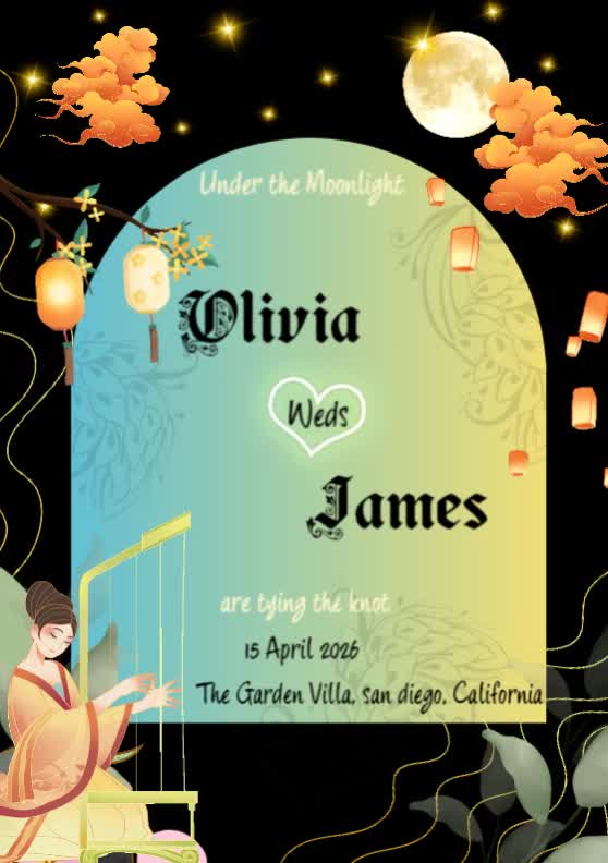 design elegant and editable wedding invitation cards in canva