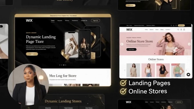 build wix website design, wix website redesign, wix studio website, wix website