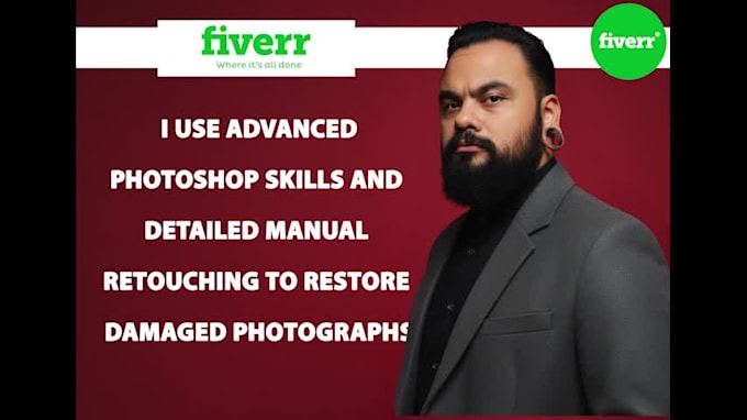 professionally restore old and damaged photographs