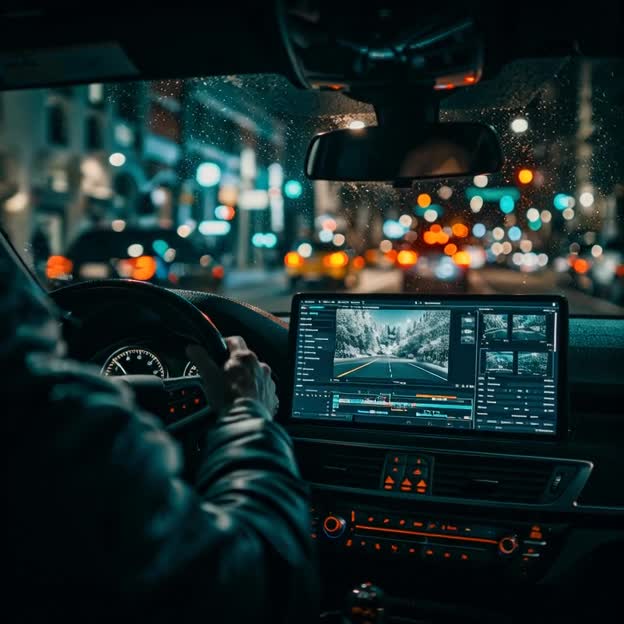 edit car driving video with clean filter for tik tok reels