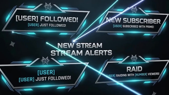 design professional gaming overlays and streamer graphics
