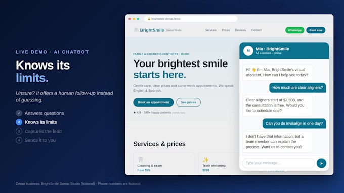 create a custom ai chatbot for your website
