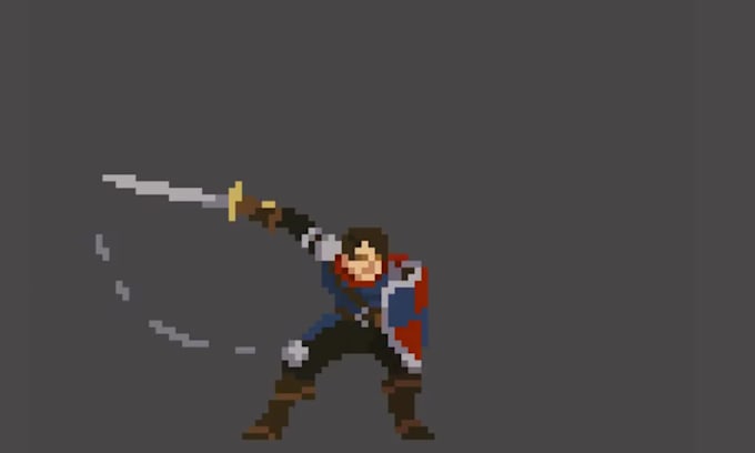 do pixel art character, pixel art sprite sheet and animation, asset, nsfw pixel