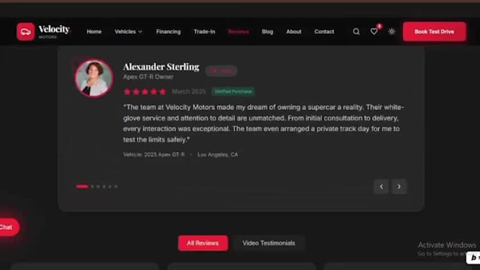 create a modern responsive website