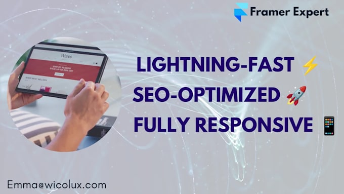convert figma to framer website with advanced animations and SEO