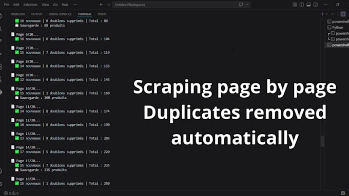 scrape website data and deliver clean csv json xml or excel