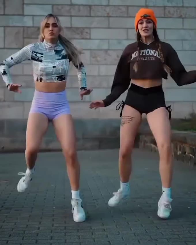 create viral tiktok dance videos, group dance, choreography