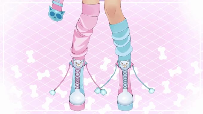draw and rig 2d vtuber model, vtuber model, 3d ar vtuber, vtuber rigging