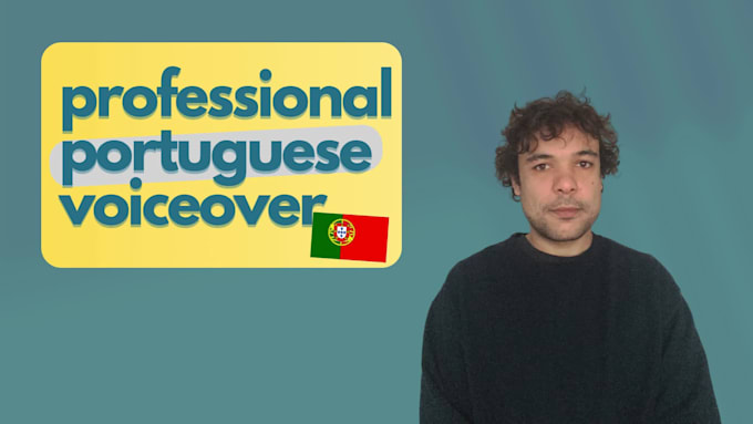 record your authentic male portuguese voiceover for commercials, narration, etc
